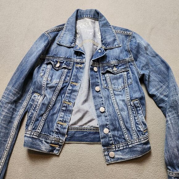 Aritzia Talula Women’s XSmall Denim Jean Jacket XS Extra Small - Picture 6 of 12